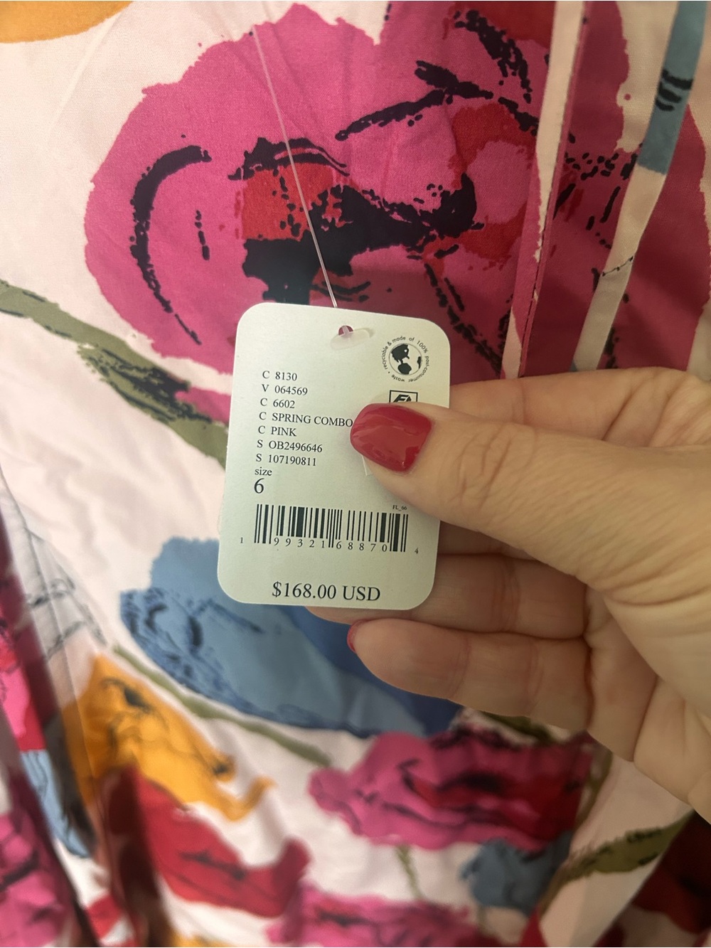 NWT Free People Cherish Tulip Floral Midi Dress - Picture 7 of 7